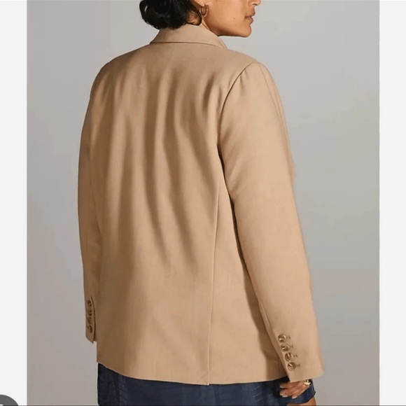 Anthropologie Maeve Double Breasted Blazer Size US 18W - Picture 3 of 14